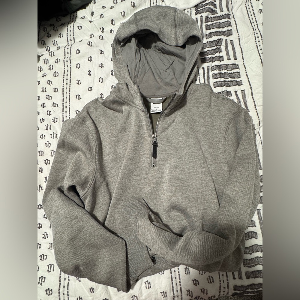 Nike Gray Zip-Up Men's Sweater- Size L